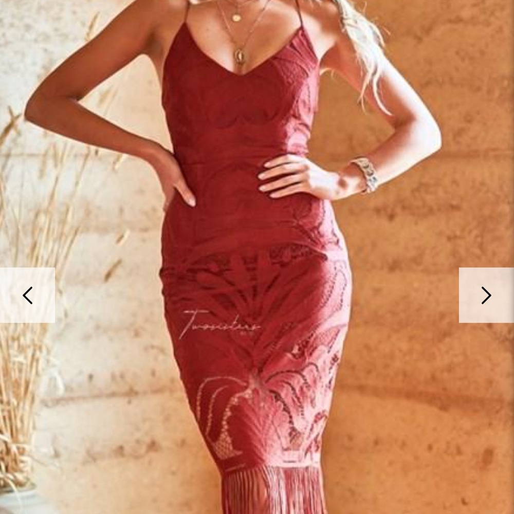 Sexy Lace Midi Dress